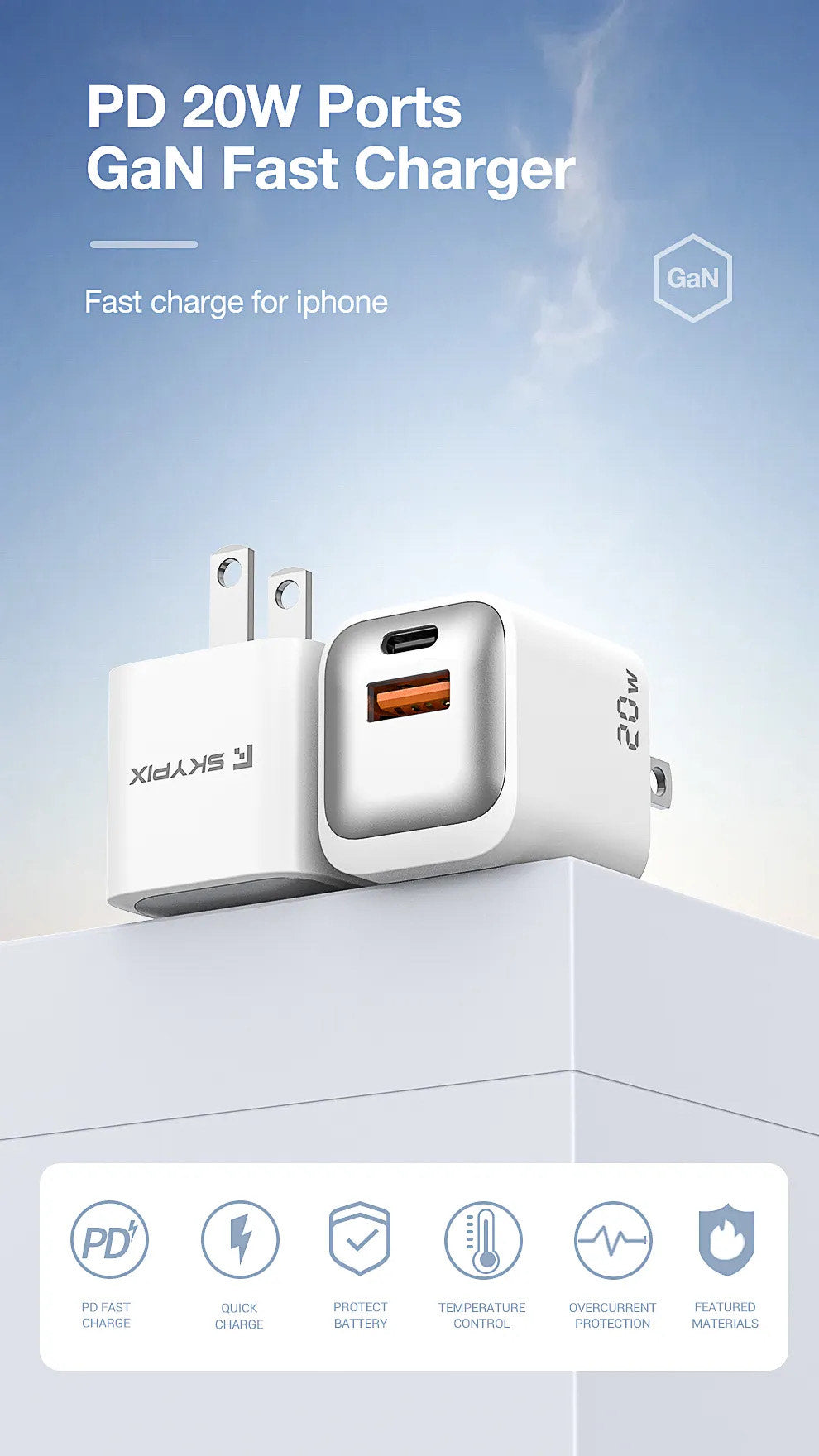 Skypix 30W Wall Charger